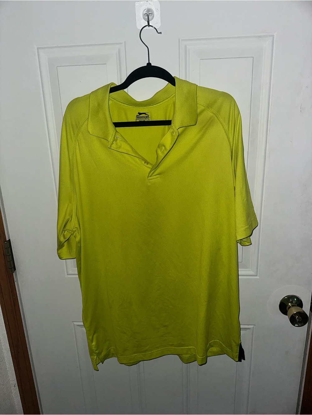 Slazenger Men's Bright Lime Polo Shirt